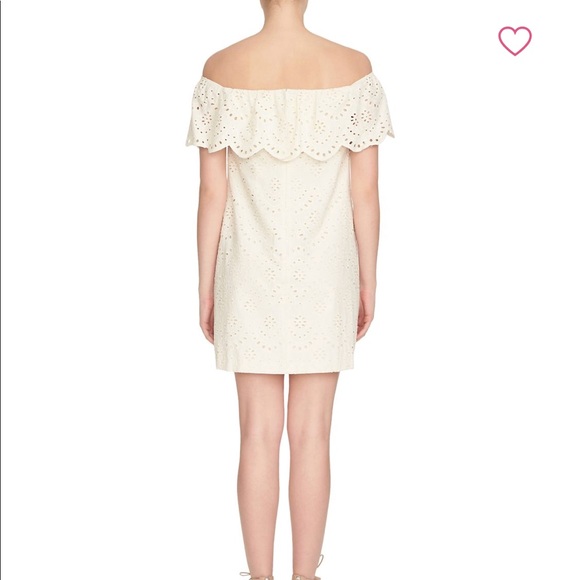 Cynthia Steffe Liliana Off-Shoulder Eyelet Dress - Picture 2 of 6